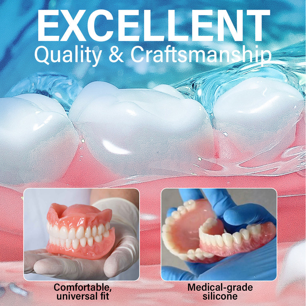 ✅ Made and Shipped from the USA| Ourlyard® Suction-fit Complete Denture 🦷🥔