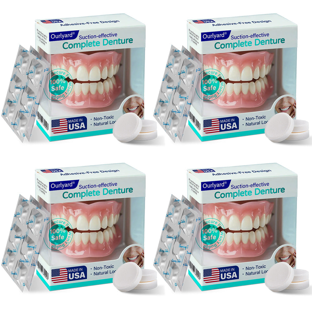 🦷4 Sets🦷+ 24 Denture Cleaning Tablets